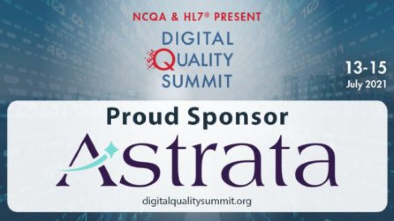 Digital Quality Summit 2021 Astrata Sponsorship Banner