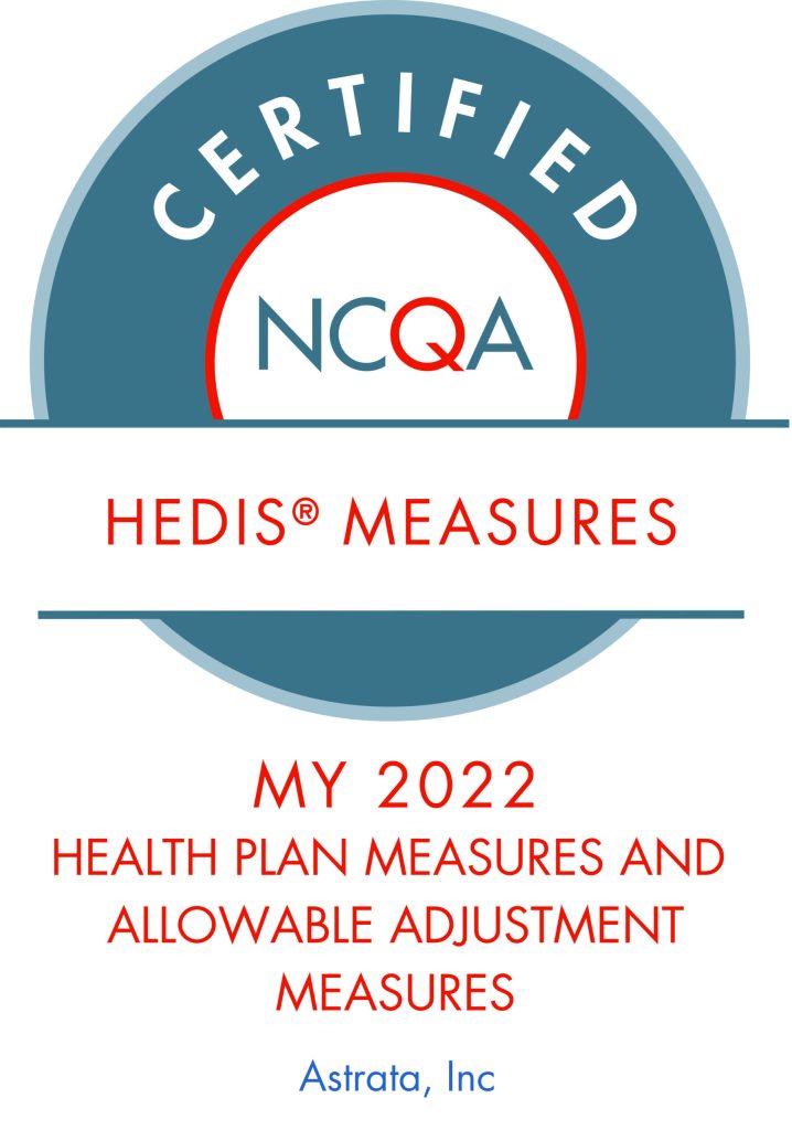 NCQA 2022 HEDIS MEASURES Certification